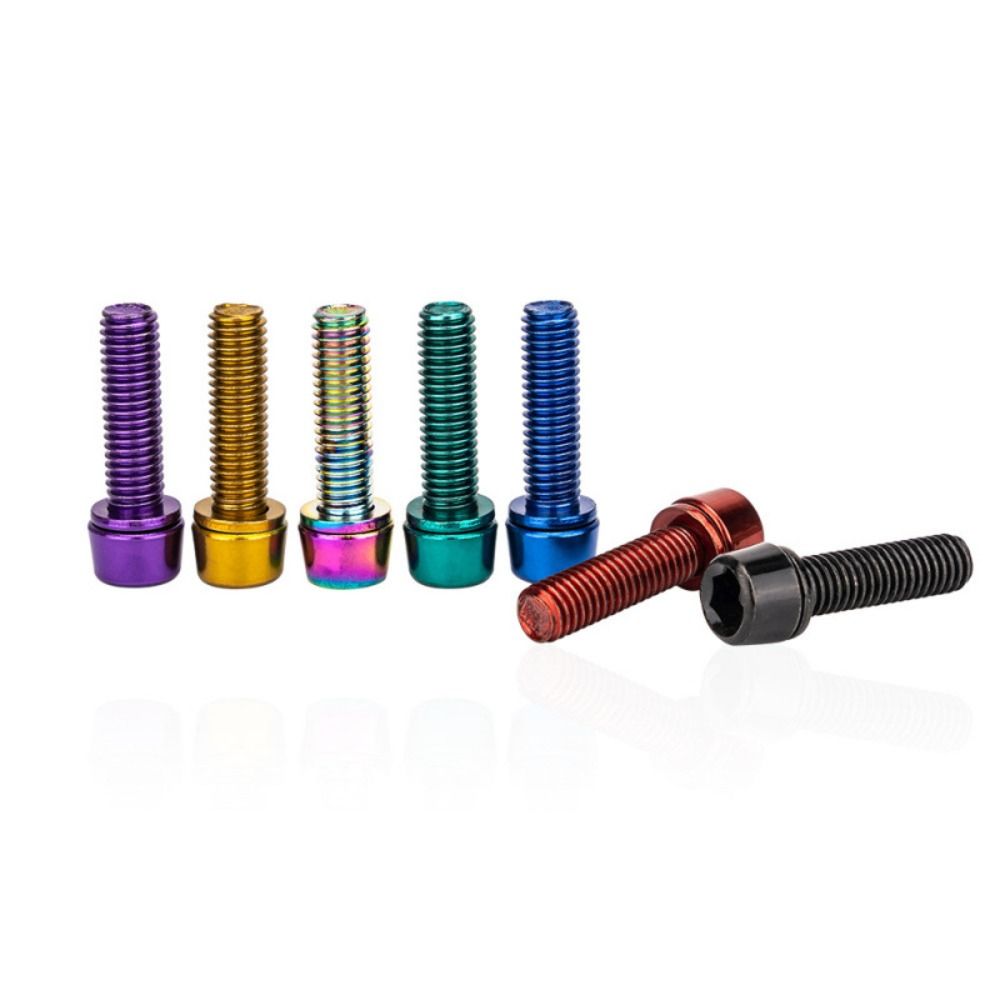6pcs Titanium-plated Bicycle H - đánh giá và giá Handlebar Riser Stem